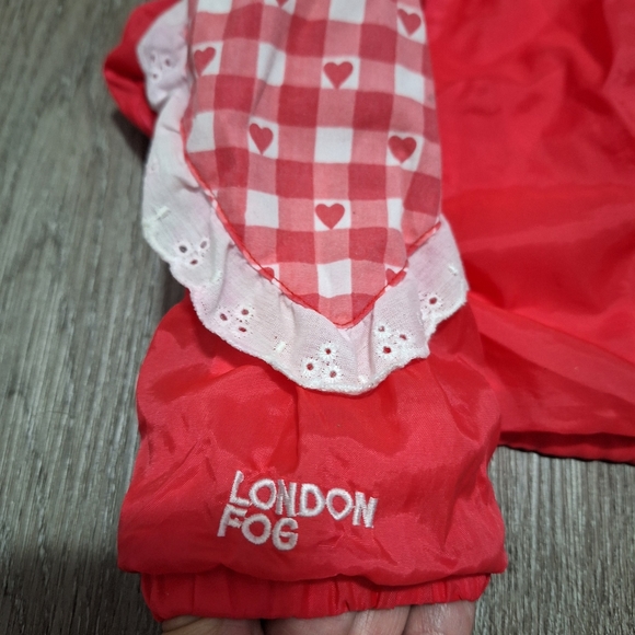 Vintage London Fog Infant Jacket Coat Hearts 12 Months - Picture 6 of 7